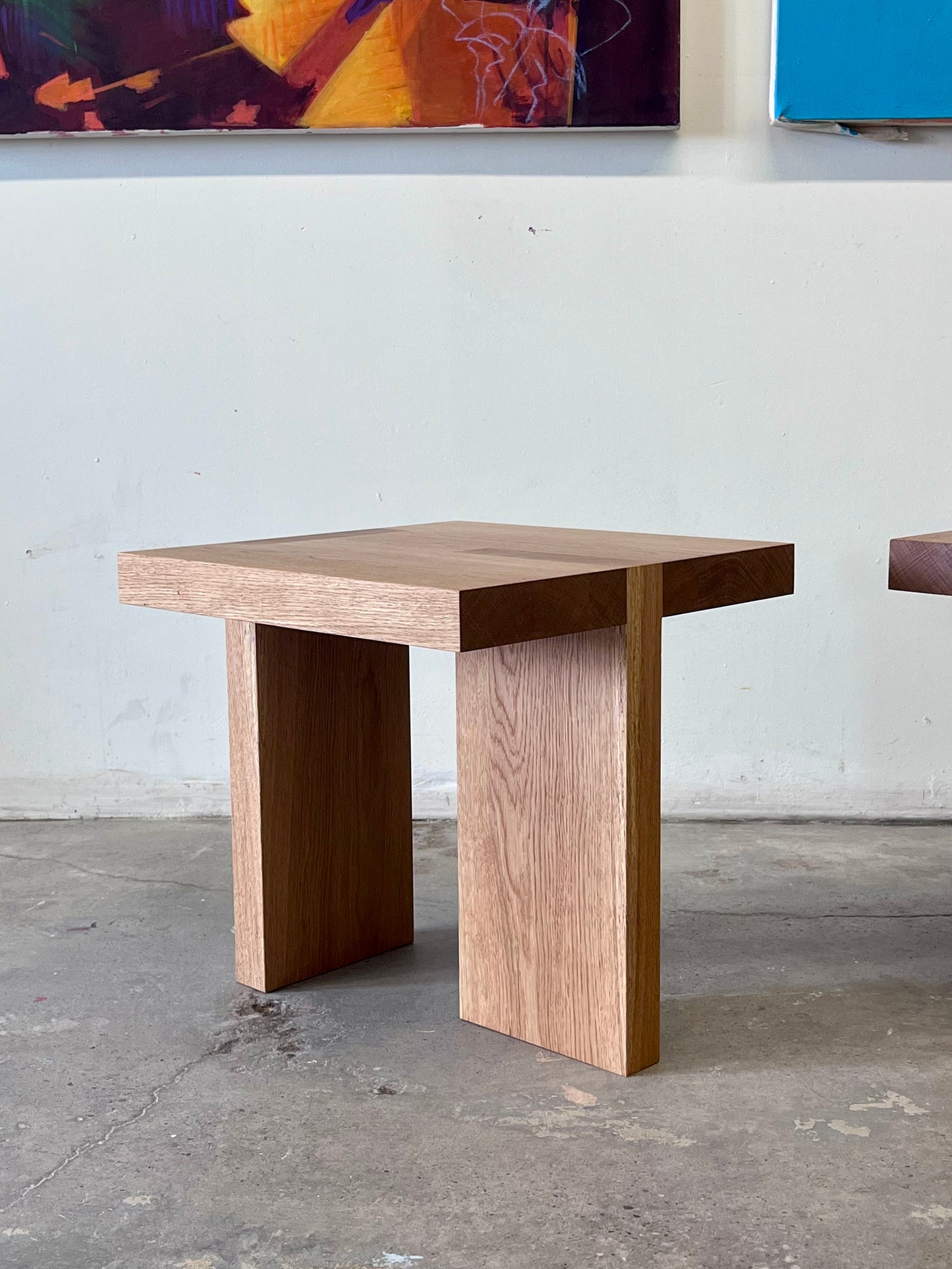 White Oak Side Tables