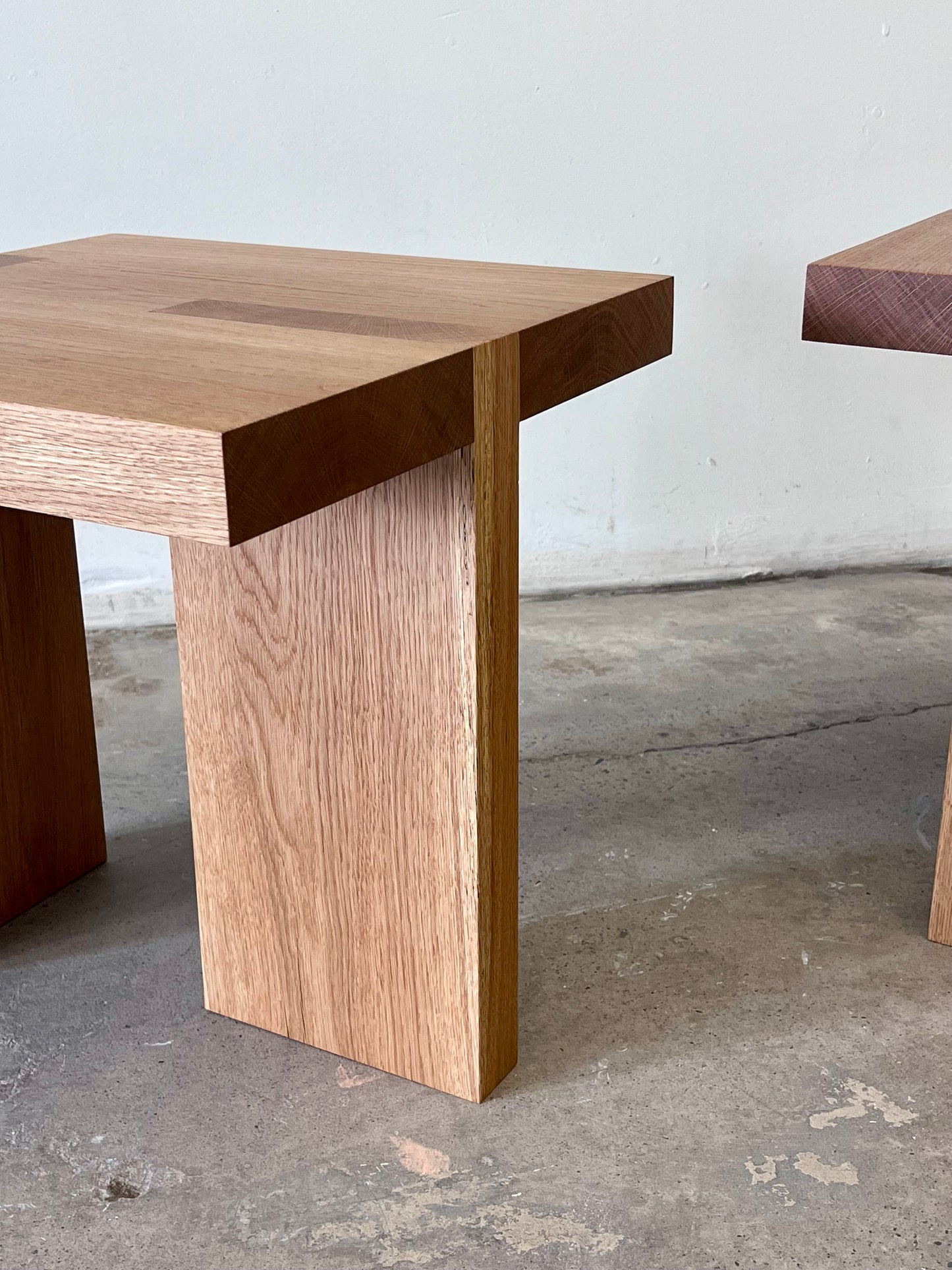White Oak Side Tables