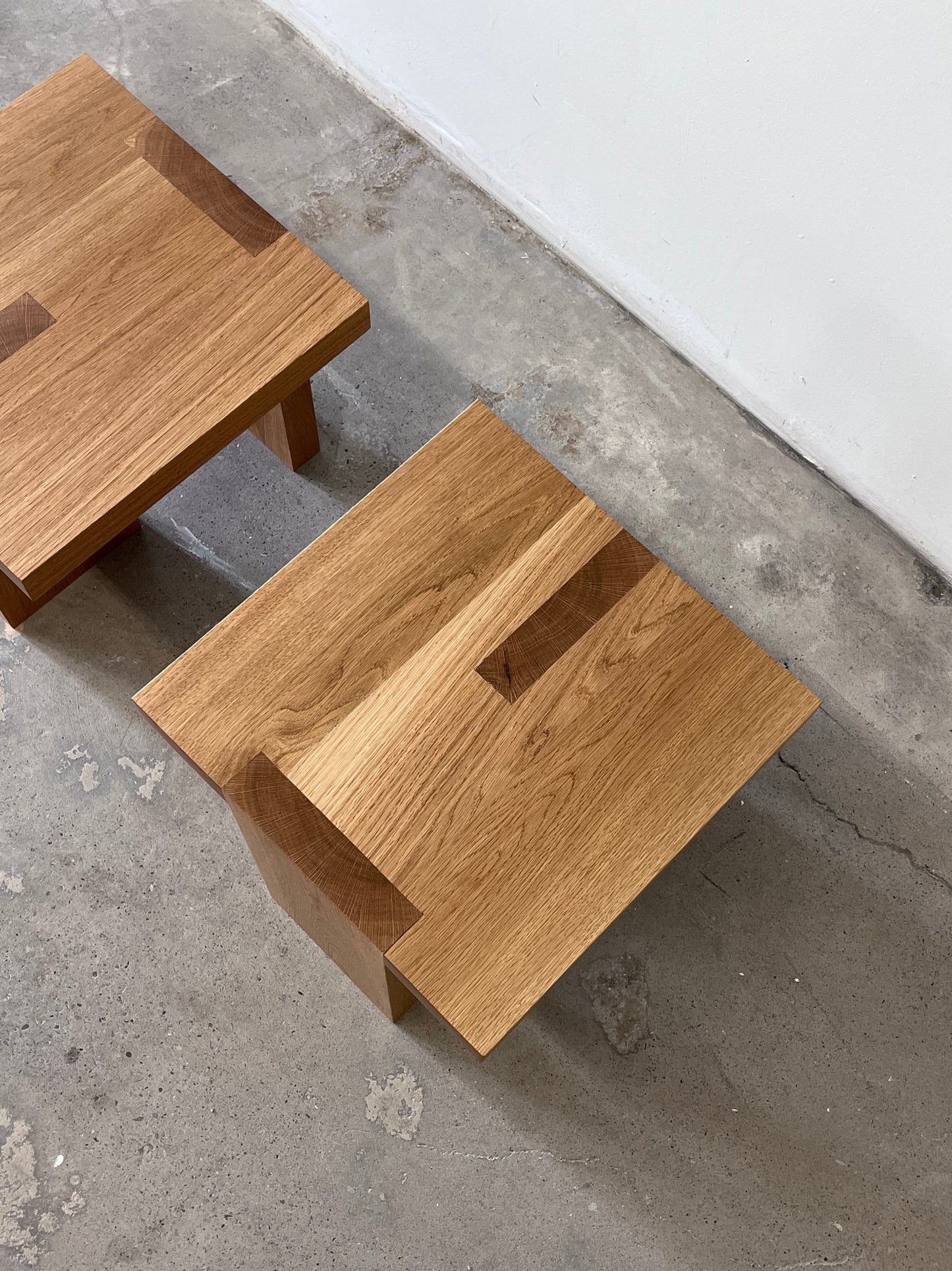 White Oak Side Tables