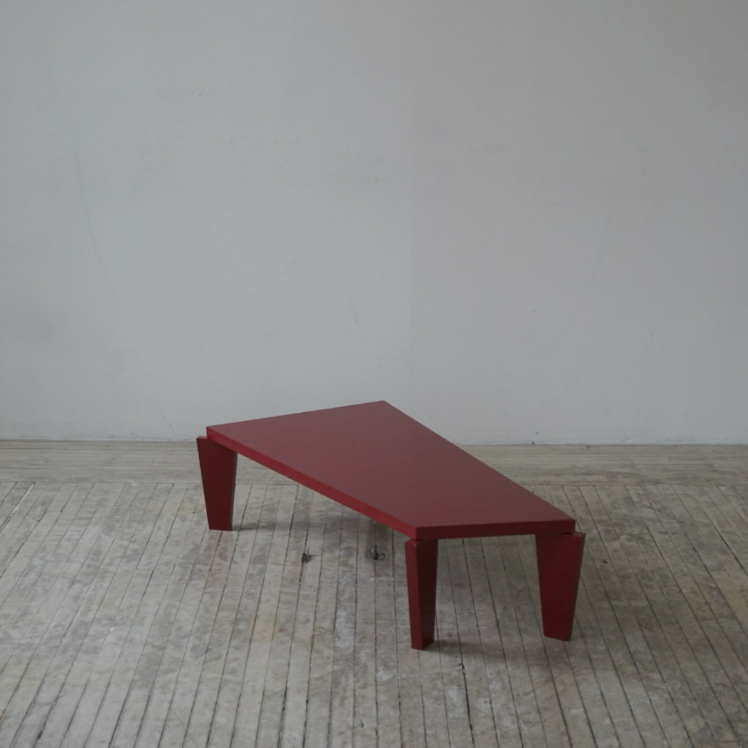 Post-Modern Red Coffee Table