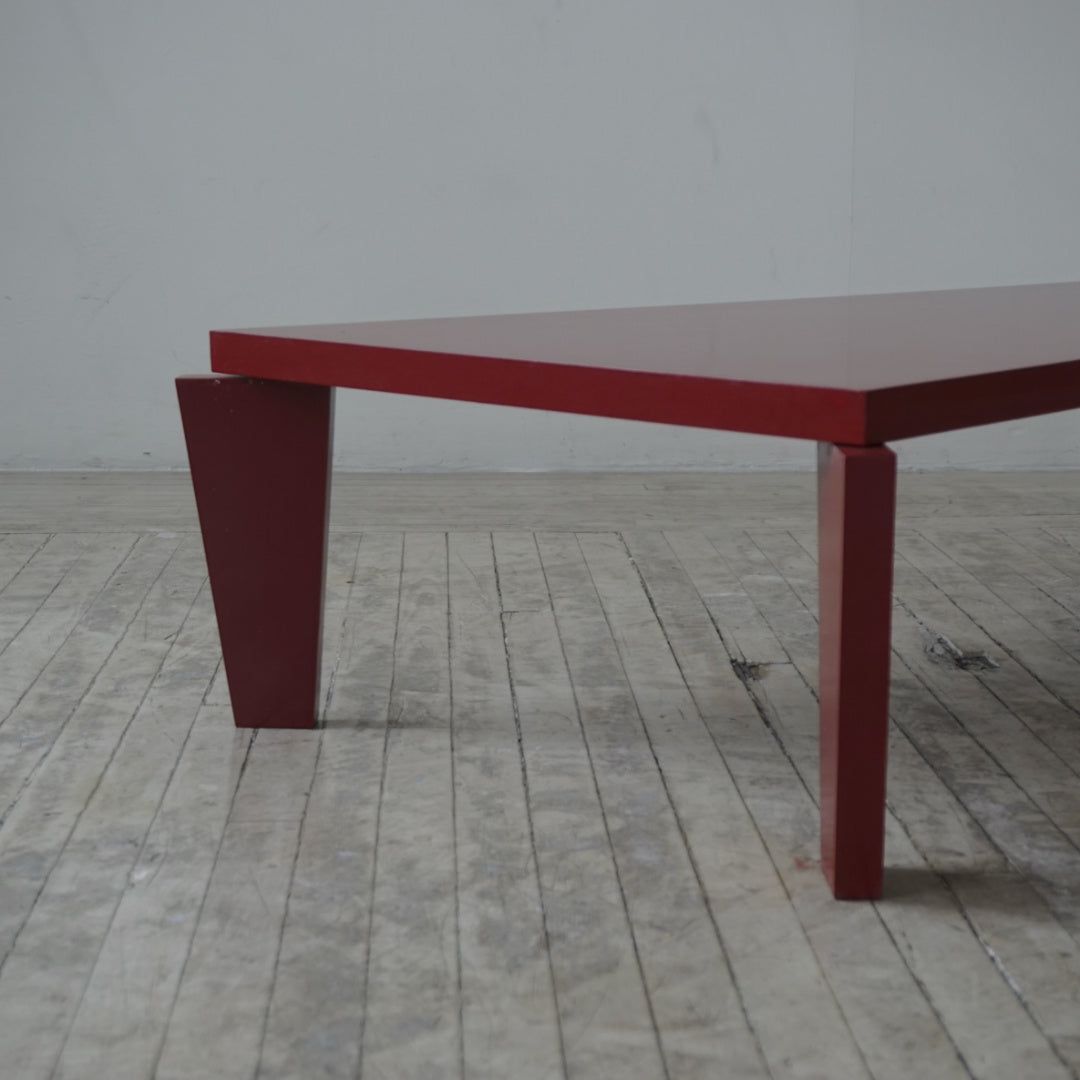 Post-Modern Red Coffee Table